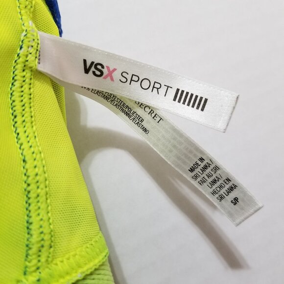 Victoria's Secret bra Small VSX The Player racerback workout gym sports tie dye - Picture 9 of 9